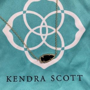 Kendra Scott Black Arrow Necklace